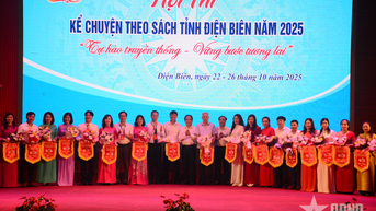 Dien Bien៖ ក្រុមចំនួន 30 ចូលរួមក្នុងការប្រលងនិទានរឿងដោយផ្អែកលើសៀវភៅ