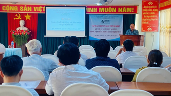 Gia Lai: Chuyển giao kỹ thuật nuôi động vật thân mềm có giá trị kinh tế