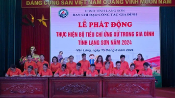 Bài tuyên truyền bộ tiêu chí ứng xử trong gia đình