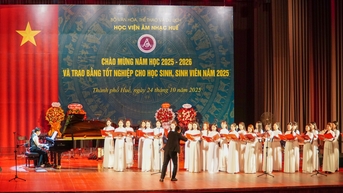 Học viện Âm nhạc Huế khai giảng năm học 2025 - 2026