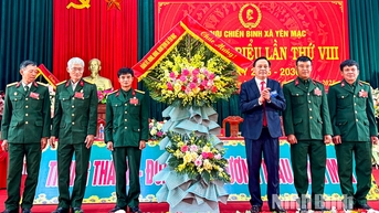 Đại hội đại biểu Hội Cựu chiến binh xã Yên Mạc lần thứ VIII, nhiệm kỳ 2025-2030