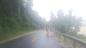 Khôi phục tạm thời tuyến Quốc lộ 49 sát bờ sông Hương