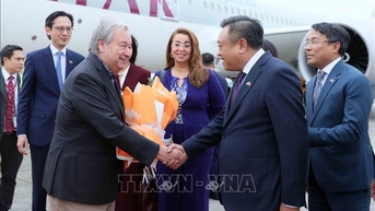Tổng Thư ký Liên hợp quốc António Guterres bắt đầu thăm chính thức Việt Nam
