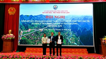 Công bố Quyết định phê duyệt quy hoạch bảo quản, tu bổ, phục hồi và phát huy giá trị 22 điểm di tích quốc gia khu di tích Chi Lăng