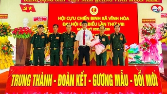 Xã Vĩnh Hòa phấn đấu giảm tỷ lệ hộ cựu chiến binh nghèo còn dưới 0,1%
