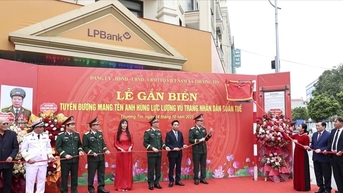 Xã Thường Tín gắn biển  đường Lê Công Hành và đường Doãn Tuế