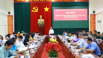 Hội nghị đóng góp dự thảo kế hoạch tổ chức Tết Quân dân năm 2026