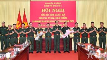 Khối thi đua số 4 Bộ Quốc phòng: Tổng kết công tác thi đua khen thưởng và Phong trào Thi đua Quyết thắng năm 2025