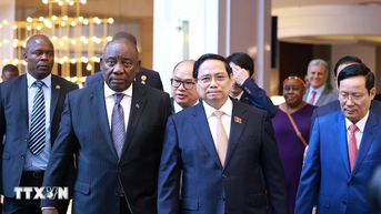 Thủ tướng cùng Tổng thống Nam Phi dự Diễn đàn doanh nghiệp Việt Nam-Nam Phi