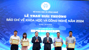 កាសែត វិទ្យុ និងទូរទស្សន៍ Nghe An បានឈ្នះរង្វាន់លើកទី ២ ក្នុងពានរង្វាន់វិទ្យាសាស្ត្រ និងបច្ចេកវិទ្យាឆ្នាំ ២០២៤