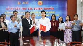 Báo và Phát thanh, Truyền hình Đà Nẵng ký kết hợp tác tuyên truyền với Tập đoàn Giáo dục quốc tế Nam Việt