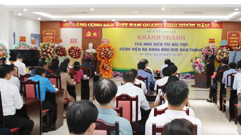 Khánh thành tòa nhà điều trị nội trú Bệnh viện Đa khoa khu vực Bảo Thắng