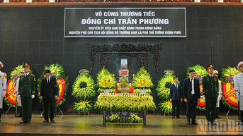 Lời cảm ơn từ Ban Lễ tang Nhà nước và gia đình đồng chí Trần Phương