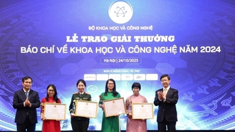 24 tác phẩm đoạt giải báo chí về khoa học và công nghệ năm 2024