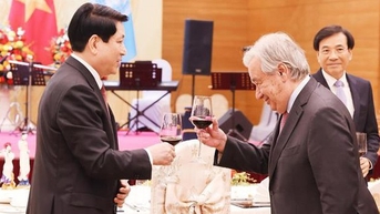 Tổng Thư ký Liên Hợp Quốc: Việt Nam là minh chứng sống động cho con đường hòa bình, phát triển