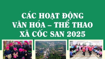 Các hoạt động văn hoá, thể thao xã Cốc San cuối năm 2025