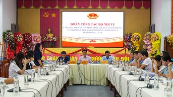 គណៈប្រតិភូ​ក្រសួង​មហាផ្ទៃ​ធ្វើ​ការ​ជាមួយ​ឃុំ​ចំនួន​៣