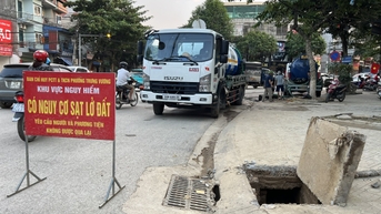 Khôi phục hệ thống thoát nước đô thị sau bão lũ