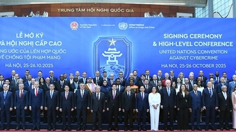 Bắt đầu phiên khai mạc Lễ mở ký Công ước Hà Nội