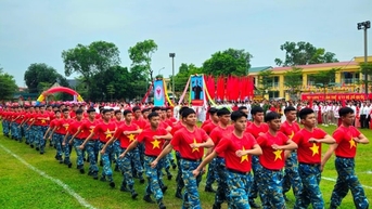 Xã Đoài Phương: Gần 2.000 người tham gia diễu hành, đồng diễn tại Đại hội thể dục - thể thao