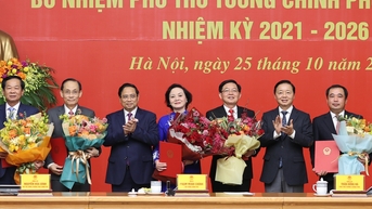 Thủ tướng giao nhiệm vụ cho 2 tân Phó thủ tướng và 3 Bộ trưởng