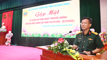 Bộ CHQS tỉnh Quảng Ninh: Gặp mặt kỷ niệm 80 năm Ngày truyền thống Tình báo Quốc phòng Việt Nam