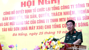 Công bố quyết định tổ chức lại Tổng công ty Sông Thu