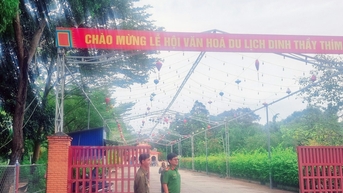 Chủ động đảm bảo an ninh, an toàn cho Lễ hội Dinh Thầy Thím