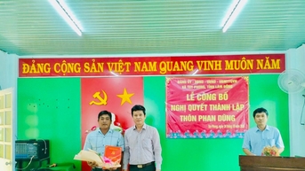 Thành lập thôn Phan Dũng, xã Tuy Phong