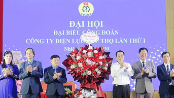 Đại hội đại biểu Công đoàn Công ty Điện lực Phú Thọ nhiệm kỳ 2025-2030