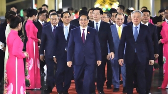 Ảnh: Lãnh đạo Đảng, Nhà nước dự lễ khai mạc Hội chợ mùa Thu lần thứ nhất - năm 2025