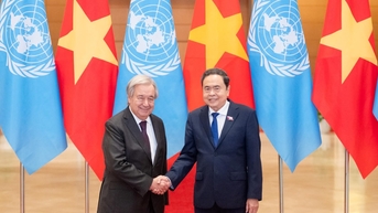 Tổng Thư ký Liên Hợp Quốc António Guterres kết thúc chuyến thăm chính thức Việt Nam và dự Lễ mở ký Công ước Hà Nội