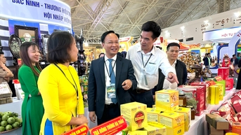 Bắc Ninh có hàng chục sản phẩm trưng bày tại hội chợ mùa Thu 2025
