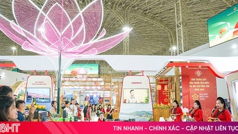 Gần 100 sản phẩm đặc trưng của Hà Tĩnh tham gia Hội chợ mùa Thu năm 2025