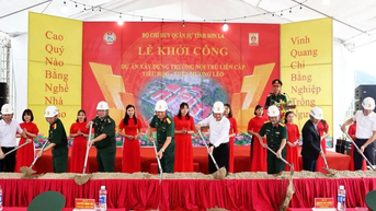 Khởi công xây dựng 3 trường nội trú liên cấp tại các xã biên giới Sơn La