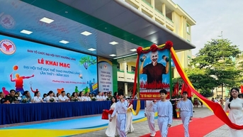 Sôi nổi Đại hội Thể dục thể thao phường Láng