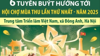 6 tuyến xe buýt hướng tới Hội chợ mùa thu lần thứ nhất