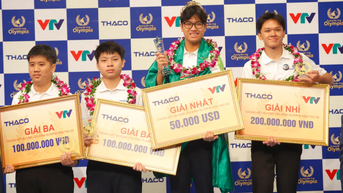 Học sinh Hà Nội vô địch Cuộc thi Đường lên đỉnh Olympia năm thứ 25