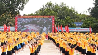 Xã An Khánh khai mạc Đại hội thể dục - thể thao lần thứ I