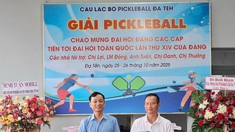 Lan tỏa tinh thần “Thể thao vì cộng đồng” từ Giải Pickleball xã Đạ Tẻh mở rộng
