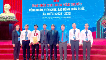 Tuyên Quang có 1 tập thể và 3 cá nhân được Tổng LĐLĐ Việt Nam vinh danh tại Đại hội Thi đua yêu nước trong CNVCLĐ