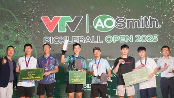 Quang Dương chấn thương ở giải pickleball có tiền thưởng hơn 1 tỷ đồng