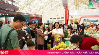 Sức hút của gian hàng Hà Tĩnh tại hội chợ lớn nhất Việt Nam