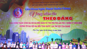 Liên hoan Nghệ thuật quần chúng tỉnh thành công tốt đẹp