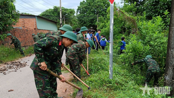 Tuổi trẻ Sư đoàn 5 hành động vì cuộc sống xanh
