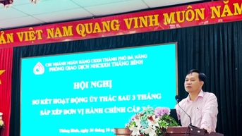 Tổng dư nợ ủy thác của Phòng Giao dịch Ngân hàng Chính sách xã hội Thăng Bình đạt hơn 1.015 tỷ đồng