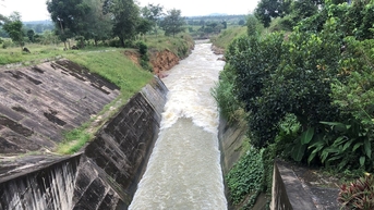Tăng lưu lượng xả lũ hồ Sông Lũy, Cà Giây do mưa lớn