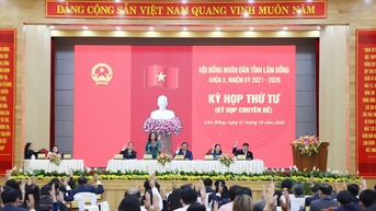 Kỳ họp thứ 4 HĐND tỉnh Lâm Đồng thông qua 13 nghị quyết