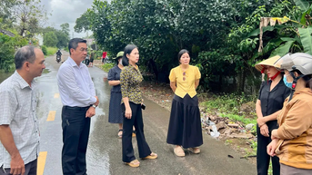 Phường Bến Cát (TPHCM) khảo sát thực tế tình hình ngập úng trên địa bàn