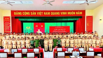 Công an tỉnh Lâm Đồng tập huấn nghiệp vụ điều tra, giải quyết tai nạn giao thông